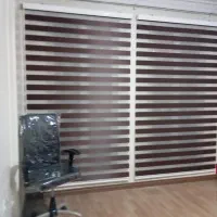 پرده زبرا قهوه ای در ۱۸ رنگ