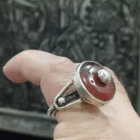 انگشتر کهنه مهره گبری