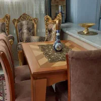 غذا خوری ۴ نفره چوبی