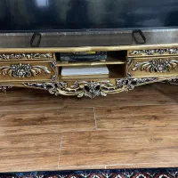 میزتلویزیون چوبی