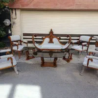 بورس مبل و نهار خوری های ست آکبند طرح دار فرانسوی|مبلمان خانگی و میز عسلی|کرمانشاه, |دیوار