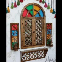 پنجره سنتی با چوب روسی|صنایع دستی و سایر لوازم تزئینی|تهران, شهرک ابوذر|دیوار
