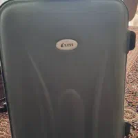 چمدان رمزدار چرخ دار طوسی