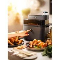 سرخکن بدون روغن ایوولی دارای مخزن آب و بخارپز|اجاق گاز و لوازم برقی پخت‌وپز|اردبیل, |دیوار