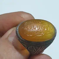 انگشتر خط کهنه قاجاری