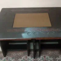 مبل پنج نفره .میز عسلی.میز تلویزیون سه تا باهم|مبلمان خانگی و میز عسلی|محمدیه-قزوین, |دیوار