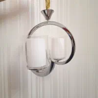 لوستر دو ساخه|لوستر و چراغ آویز|فردیس, داوری|دیوار