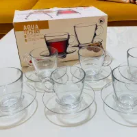 ست فنجان و نعلبکی aqua