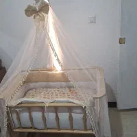 فروش گهواره چوبی مدل فرشته|اسباب و اثاث بچه|هشتگرد, فاز ۱ مهستان|دیوار