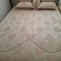 روتختی دونفره کرم رنگ سالم و نو