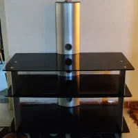 میز تلویزیون شیشه ای