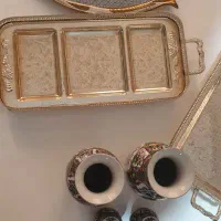 گلدان مرغی اصل برجسته سینی دیس ماهی|کلکسیون اشیاء عتیقه|شهریار, شهرک وائین|دیوار