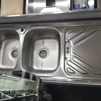 سینک ظرفشور|آب‌چکان و نظم‌دهنده ظروف|بیرجند, |دیوار