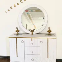 آیینه کنسول/کمد لباس /۲عددکمد اشپزخانه/بوفه