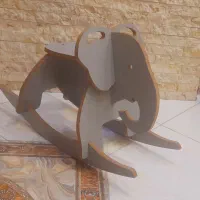 فیل راکر چوبی کودک