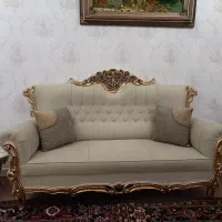 مبل ۸ نفره و میز برنجی|مبلمان خانگی و میز عسلی|تبریز, |دیوار