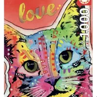 پازل 1000 تکه ادوکا مدل Tilt Cat Love