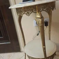 میز تلفن برنجی