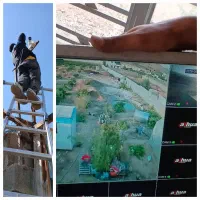 نصب دوربین و دزدگیر و نورپردازی