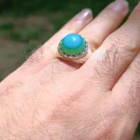 انگشتر عقیق سبز|جواهرات|کوهدشت, |دیوار