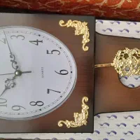 ساعت دیواری طرح چوب