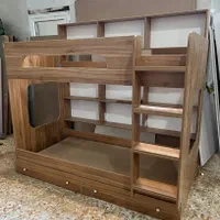 تخت دوطبقه پله نردبانی مدل دی/۰۰۳۰۴