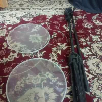 پایه میکروفون درامز و پوست تام تام 12