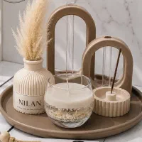 مجموعه ست های دکوری / شیپ عکاسی / شمع/ ست دکوری|مجسمه، تندیس، ماکت|اهواز, کوی ملی راه|دیوار