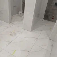 کاشی کاری و سرامیک کاری با چسب  و تخریبکاری