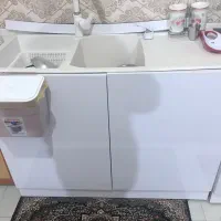 سینک گرانیتی همرا کابینت ظرفشویی با جامایع در حدنو