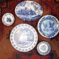 بشقاب دیواری های قلم آبی|ظروف سرو و پذیرایی|قزوین, |دیوار