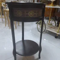 میز تلفن چوبی