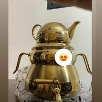 کتری قوری تمام استیل طلایی برند نزاز|قوری، کتری، قهوه‌ساز دستی|اصفهان, بهار آزادی|دیوار