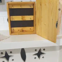 جاکلیدی و سوئیچی چوبی دیواری