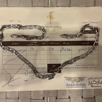 زنجیر طلا مردانه ایتالیایی  lTALY کارتیه تخت