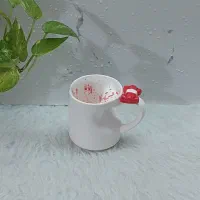 ماگ قلبی  دسته پاپیونی