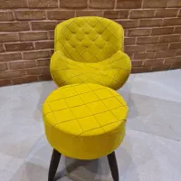 مبل کودک طوسی و خردلی