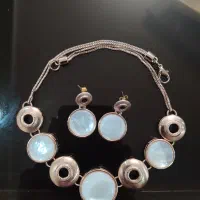 نیم ست صدف برنز