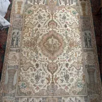 فرش تمام ابریشم طرح نامی