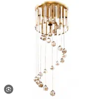 لوستر کریستالی پیچی