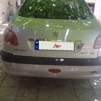 پژو ۲۰۶sd v8 تیوفایو نقره ای مدل ۹۱
