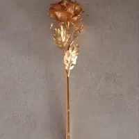 شاخه گل ورق طلا