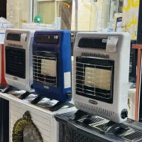 بخاری بدون دودکش شایسته تابشی و شعله ابی زرکالا