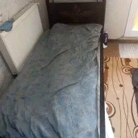 تخت تک نفره فلزی|تخت و سرویس خواب|فولادشهر, مسکن مهر فولادشهر|دیوار