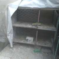 قفس پرنده اهن و میل گرد