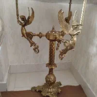 میزبرنزو سماور با وسایلش برنز|میز تلفن|همدان, |دیوار