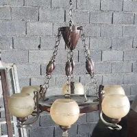 لوسترهای آویز و سقفی زیبا و شیک سالم و بشرط