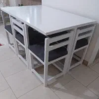 میز وصندل نهار خوری ۶ نفره کم جا