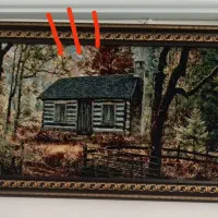 دوتا تابلو فرش که اندازه ها قید شده