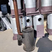 لوله رنگی بخاری هیزمی نفتی|بخاری، هیتر، شومینه|شهریار, شهرک بهاران (ویره)|دیوار